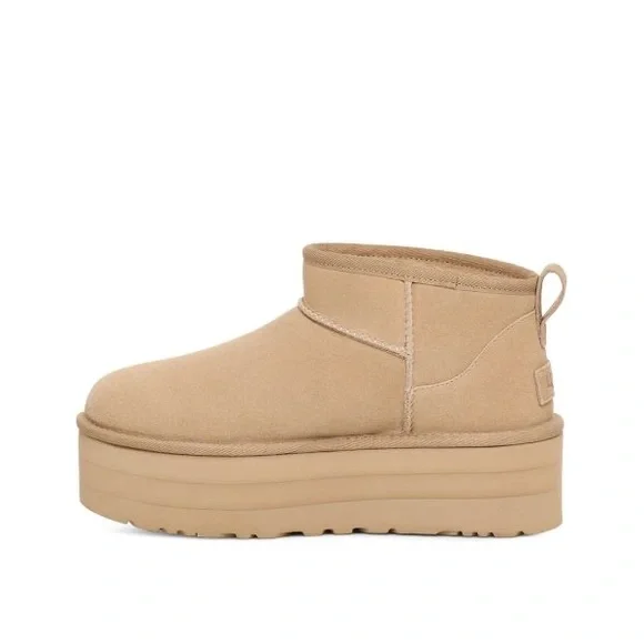 UGG Women's Classic Ultra Mini Platform in Mustard Seed - Picture 4 of 16